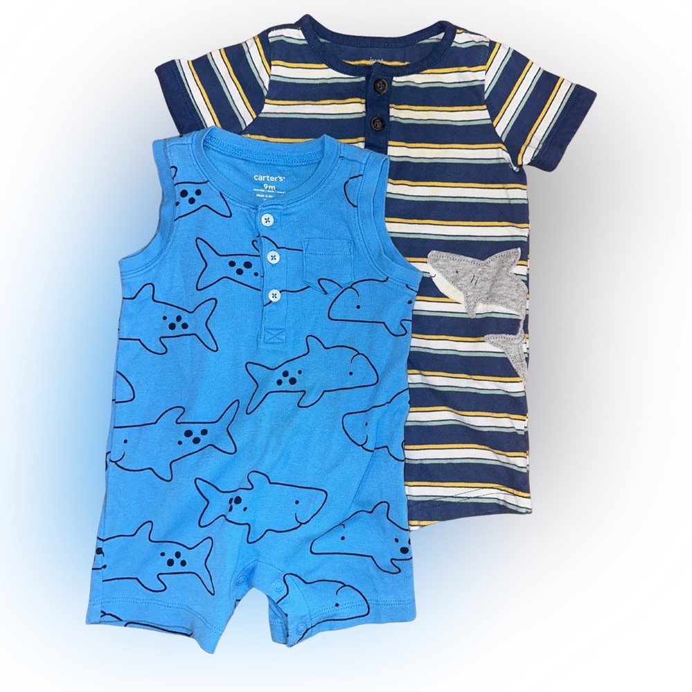 Carter's Bright Blue Baby Outfit